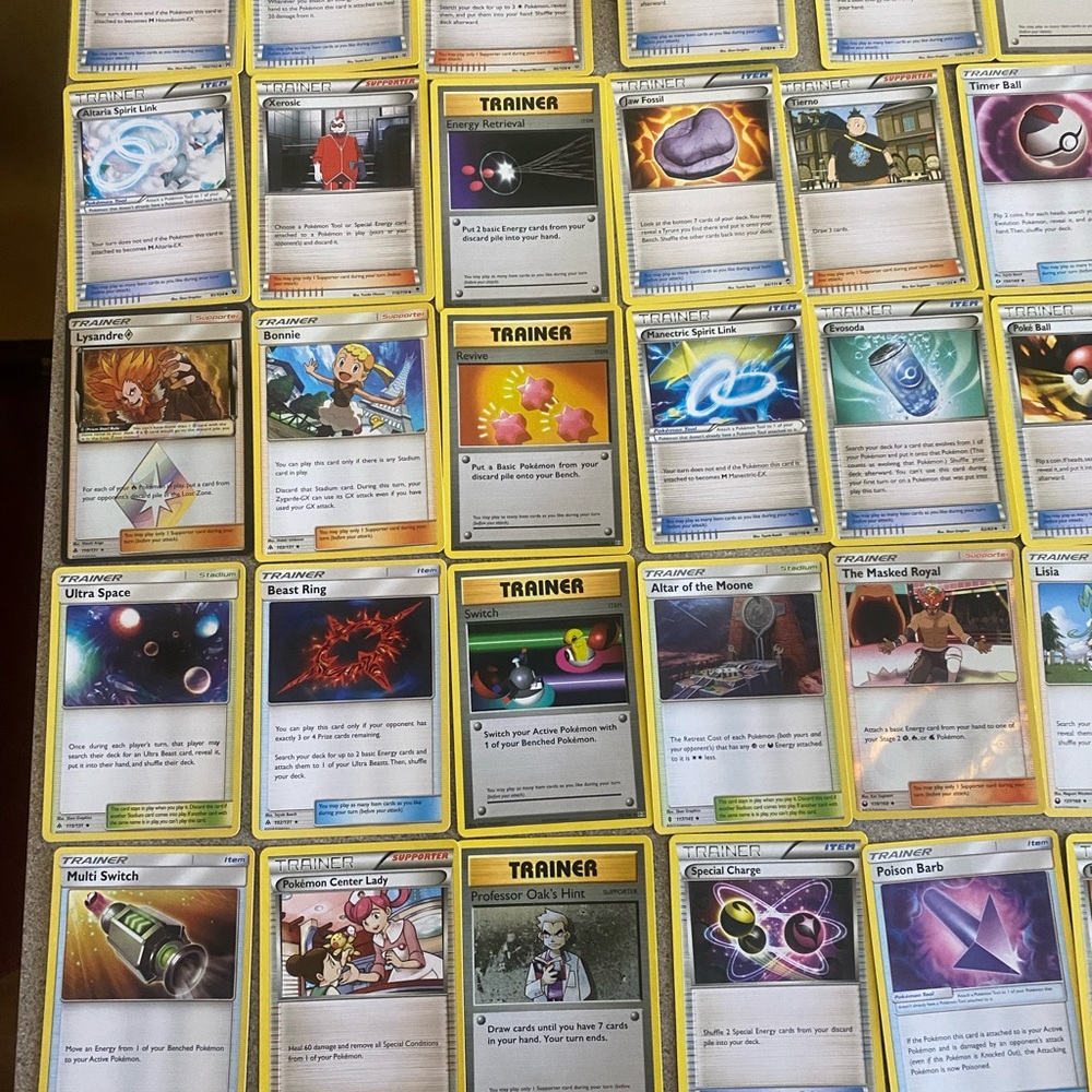 Large Lot POKÉMON cards and case